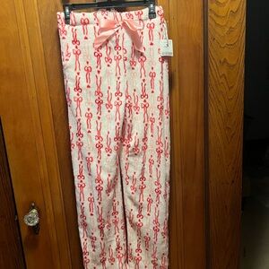Spoiled Angel Pink and White Pajama Pants